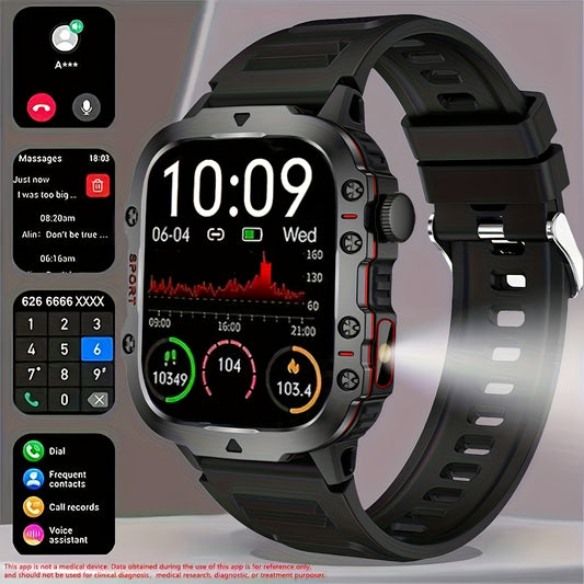 Smartwatch Tactique Pro - Appels Bluetooth & Robustesse Militaire