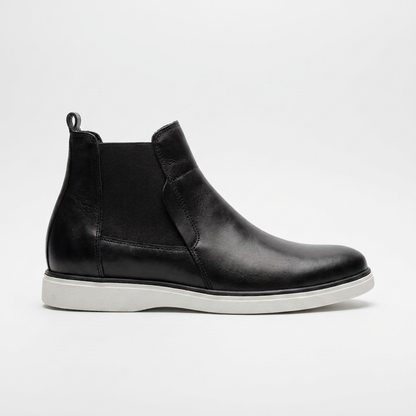 Bottines Chelsea Premium en Cuir Noir – L'Élégance Sans Effort