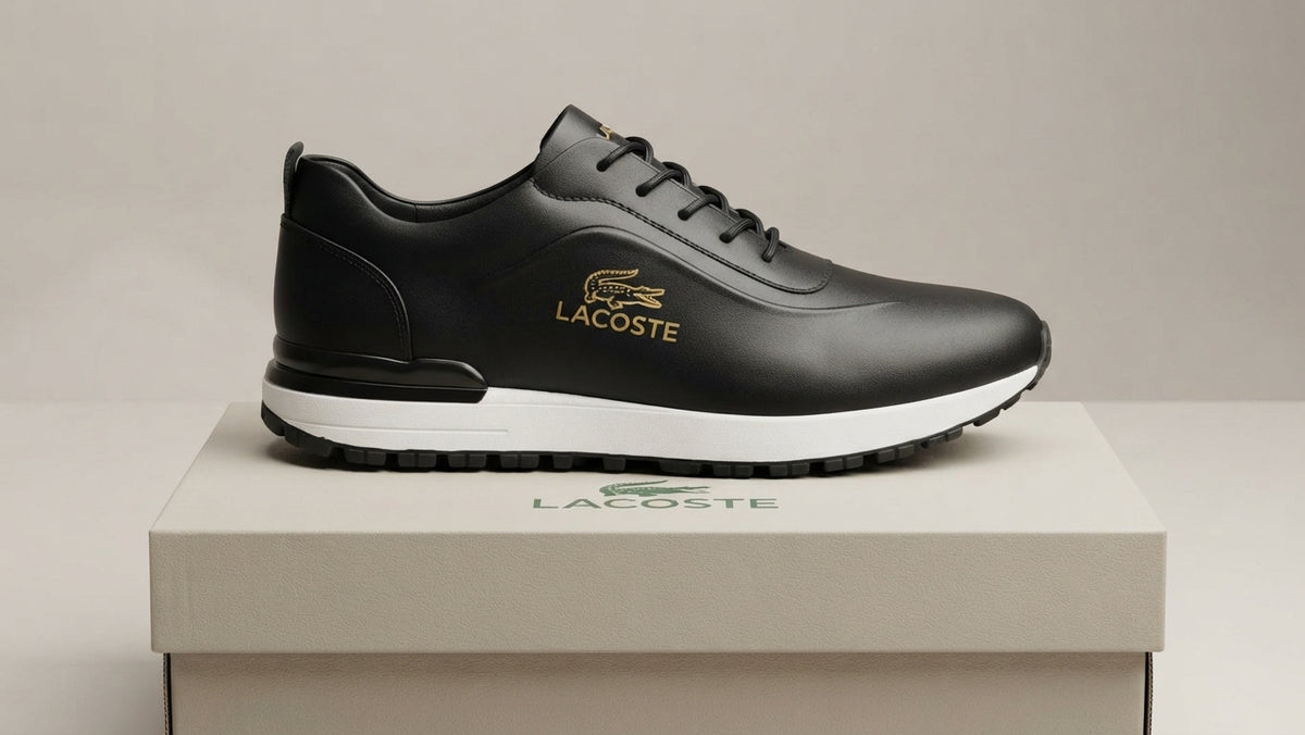Sneakers Premium en Cuir Noir