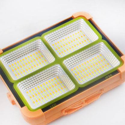 Projecteur LED Solaire Rechargeable IP66 - Éclairage Puissant & Powerbank