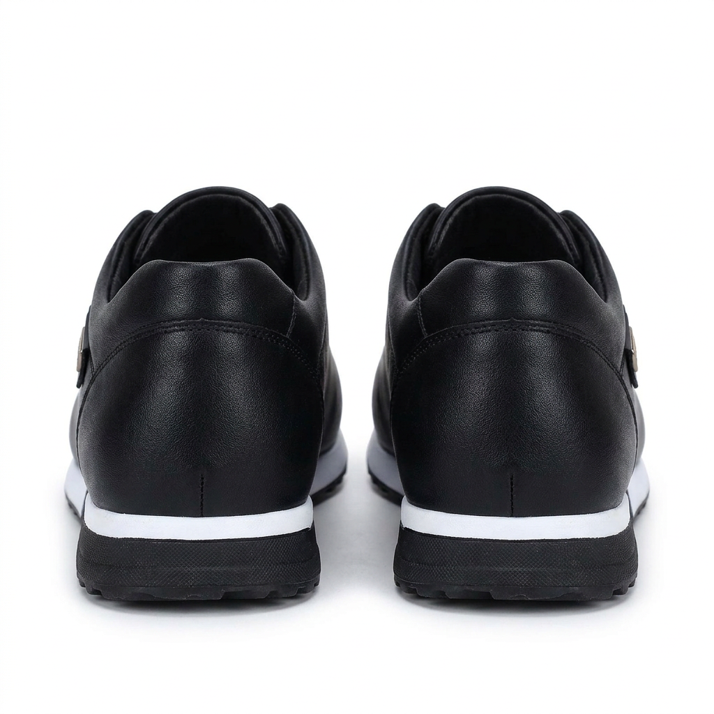 Sneakers Urban Prestige en Cuir Noir