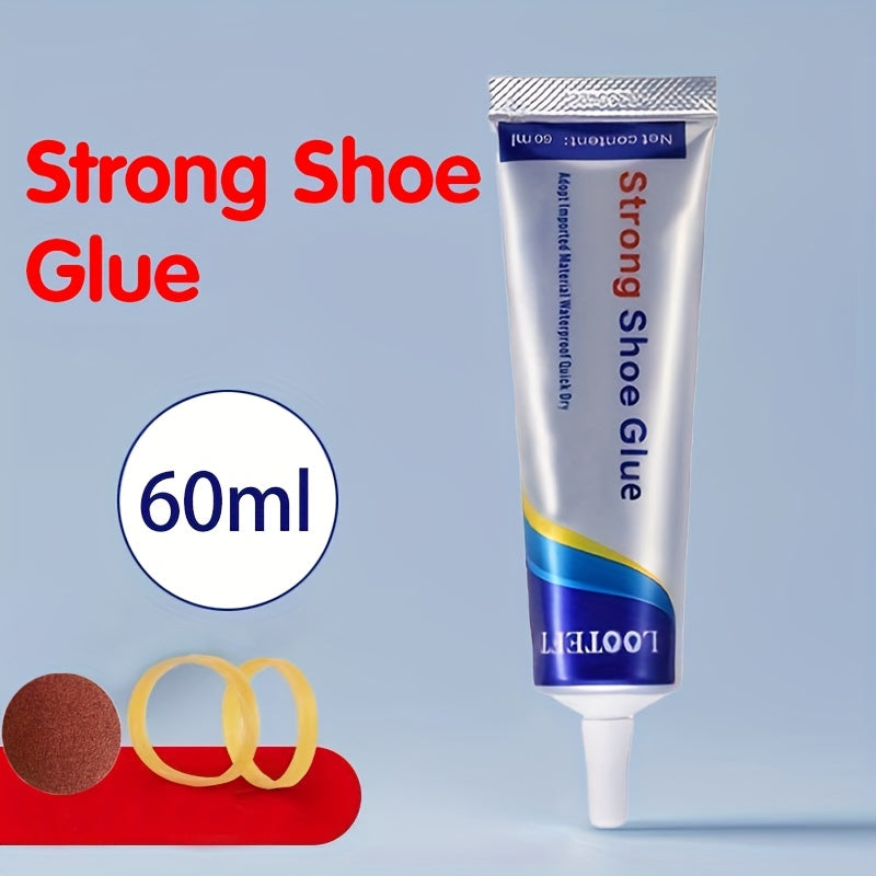 Colle de Réparation pour Chaussures – Forte, Flexible et Transparent (60ml)
