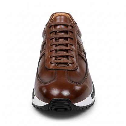 Sneakers Luxe en Cuir Brun – Élégance, Confort & Durabilité | Boutique Officielle