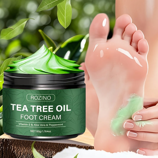 Crème pour les Pieds à l’Huile d’Arbre à Thé – Hydratation & Soin Réparateur