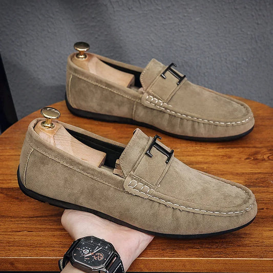 MOCASSINS HOMME EN DAIM ÉLÉGANT