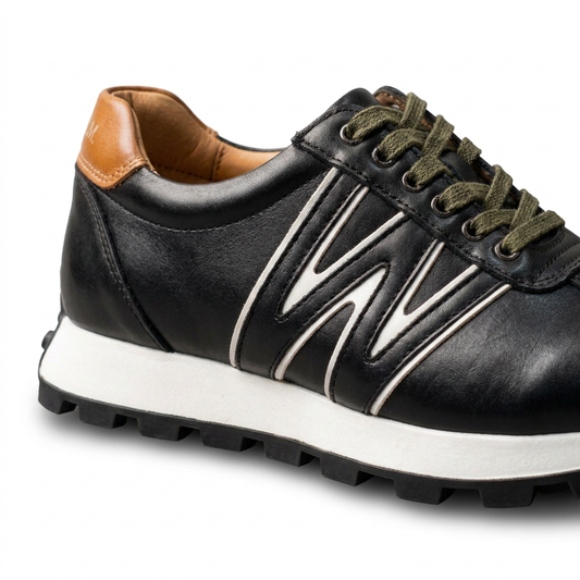 Sneakers Artisanales en Cuir Premium - Style & Confort Absolu