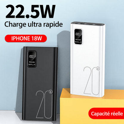 Power Bank Ultra-Rapide 22.5W - Énergie Inépuisable pour votre Smartphone
