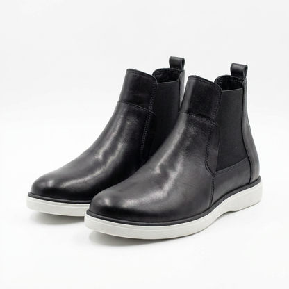 Bottines Chelsea Premium en Cuir Noir – L'Élégance Sans Effort