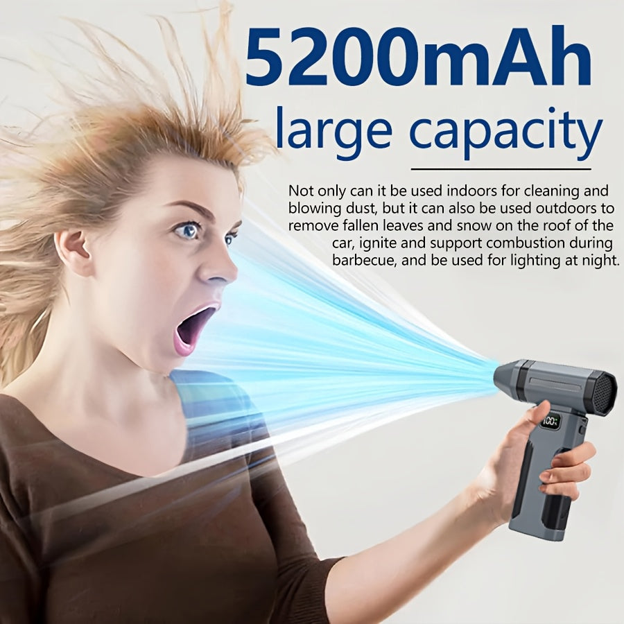 Turbo-Dépoussiéreur Électrique 5200mAh - 5 Vitesses