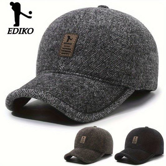 CASQUETTE DE BASEBALL D’HIVER HOMME EDIKO – CHAUDE & COUPE-VENT