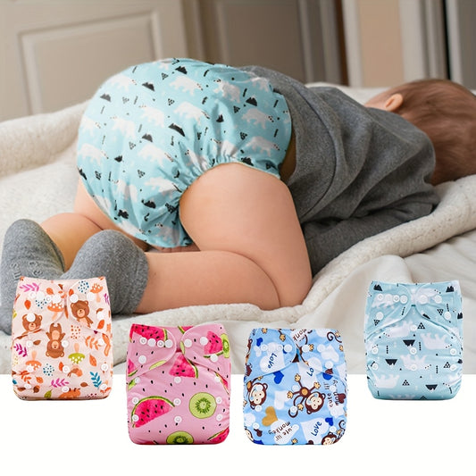 Lot de 4 Couches ANANBABY – Confort, Économie et Écologie pour Votre Bébé
