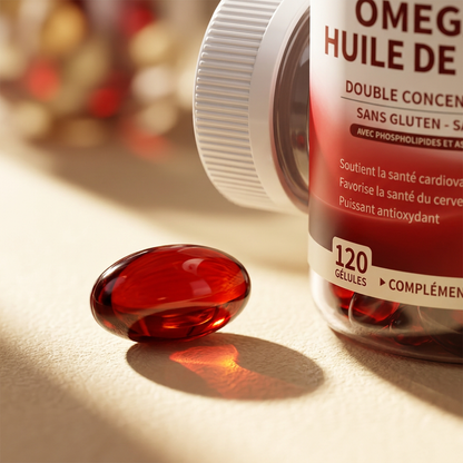 Huile de Krill Oméga-3 Ausreson – Santé Cardiaque & Cérébrale Supérieure
