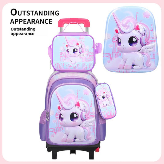 Pack Scolaire Premium Licorne 3-en-1 - Imperméable & Ergonomique