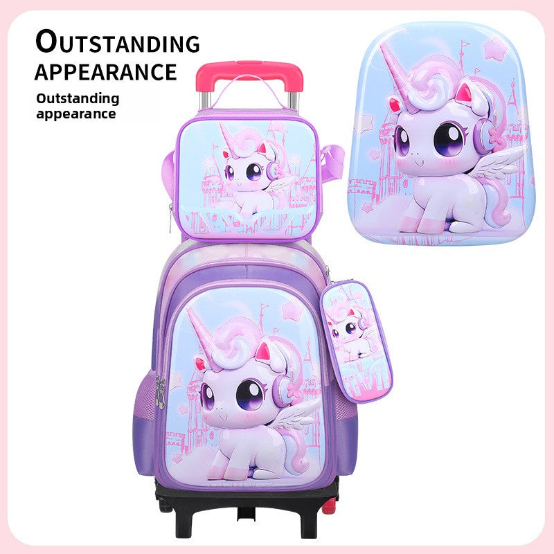 Pack Scolaire Premium Licorne 3-en-1 - Imperméable & Ergonomique