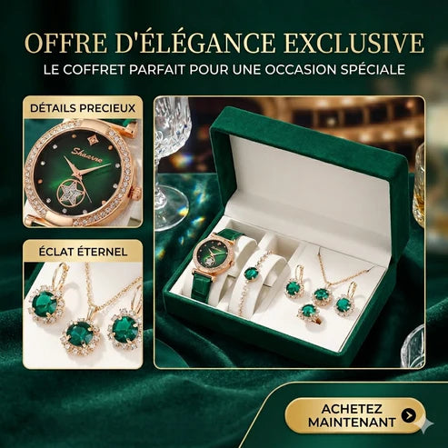 ÉLÉGANCE COMPLÈTE : MONTRE & BIJOUX HAUTE QUALITÉ