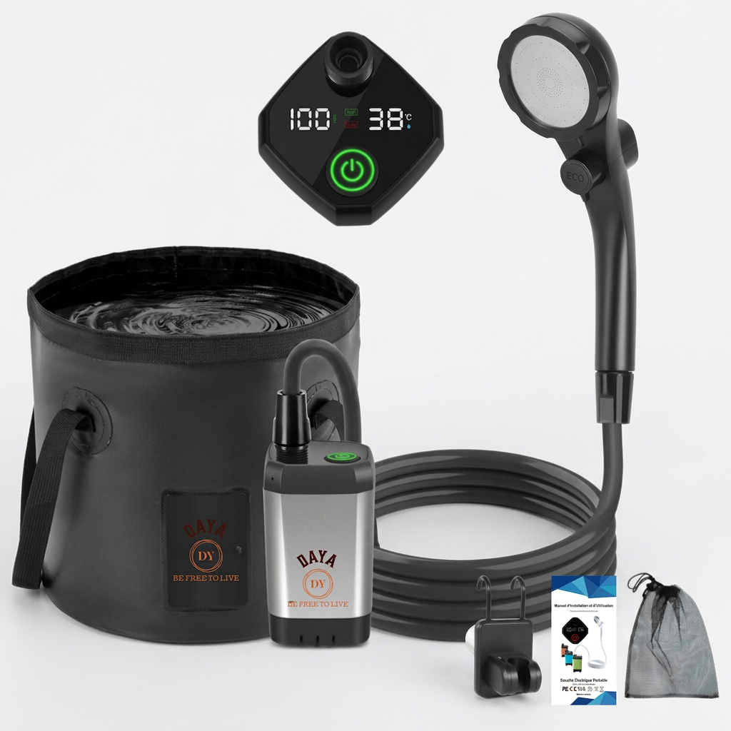 Douche Portable Électrique Rechargeable DAYA - Confort partout au Congo