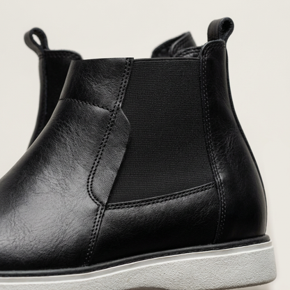 Bottines Chelsea Premium en Cuir Noir – L'Élégance Sans Effort