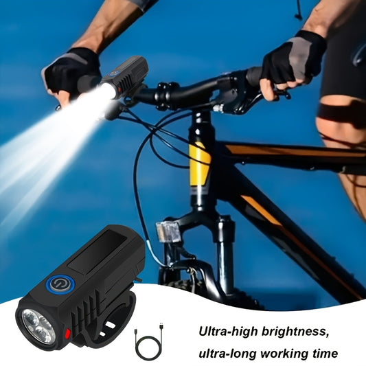 Phares de Vélo Portables Ultra-Lumineux – Recharge USB