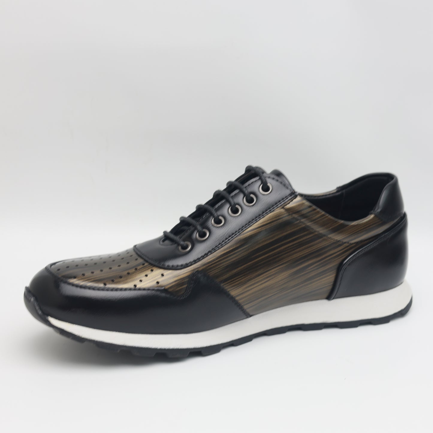 Chaussures de Luxe "Ébène & Bronze" – Élégance Italienne