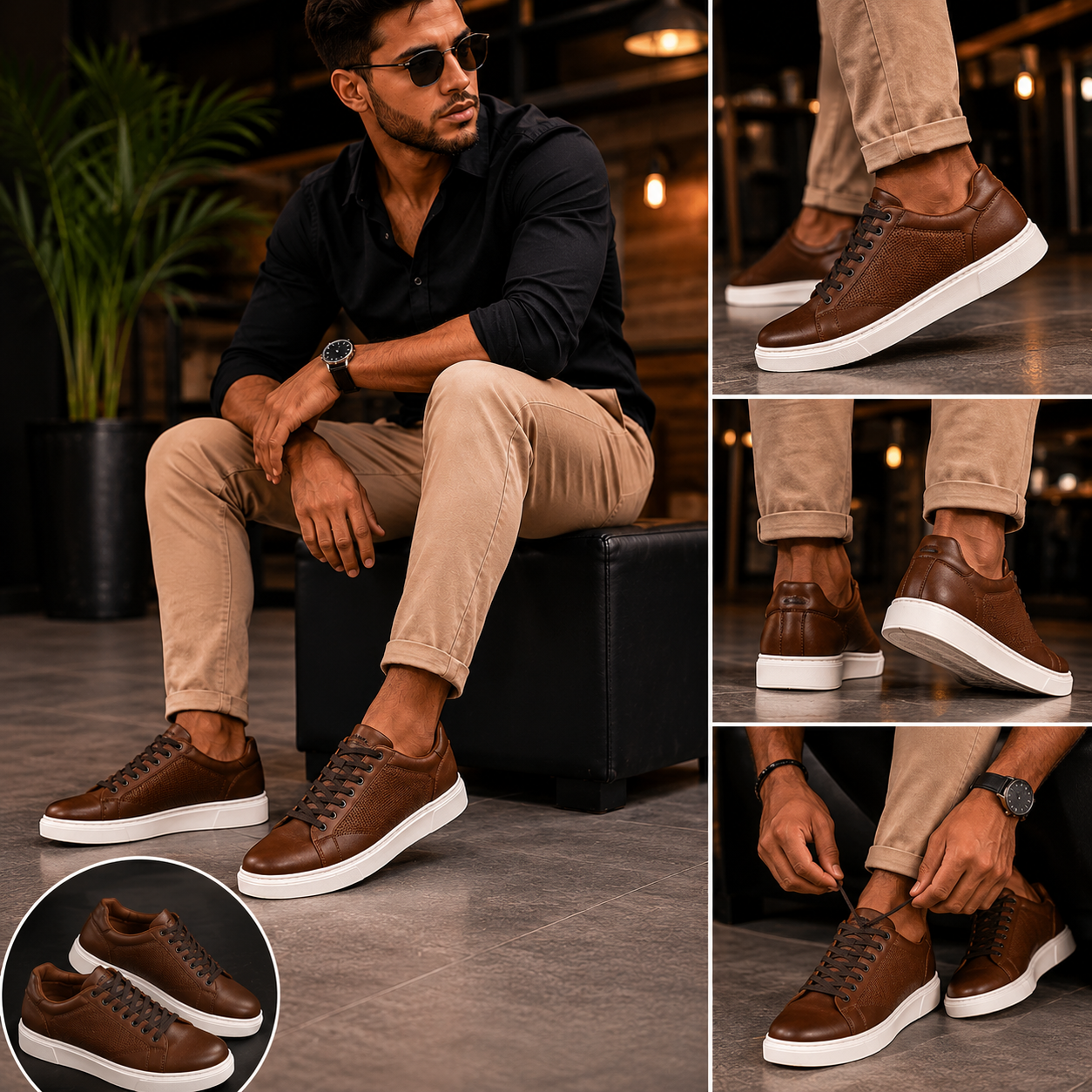 BASKETS EN CUIR PREMIUM – STYLE & CONFORT