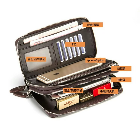 Portefeuille Pochette pour Homme OBCREATOR – Élégance & Fonctionnalité au Quotidien