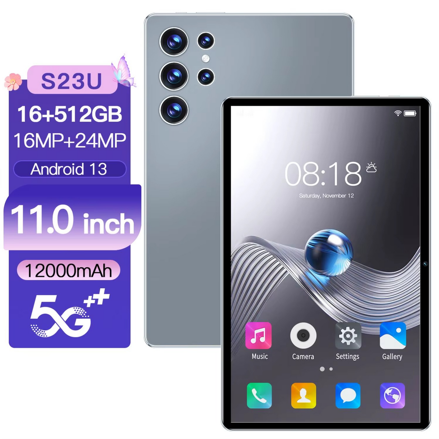 Tablette Android S23 – 10.1 Pouces