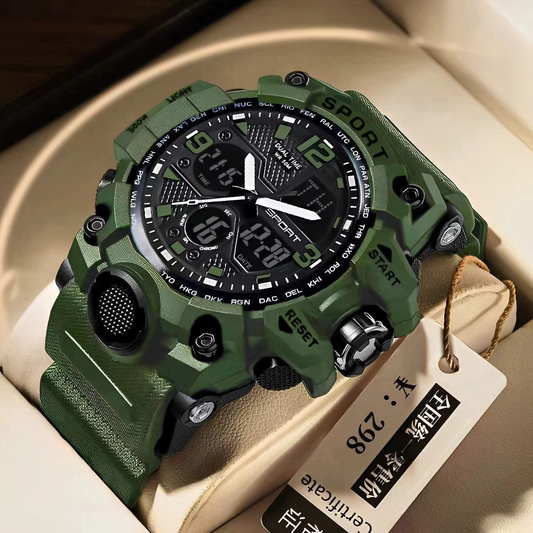 Montre Sport Numérique Rugged – Tactique, Résistante & Polyvalente