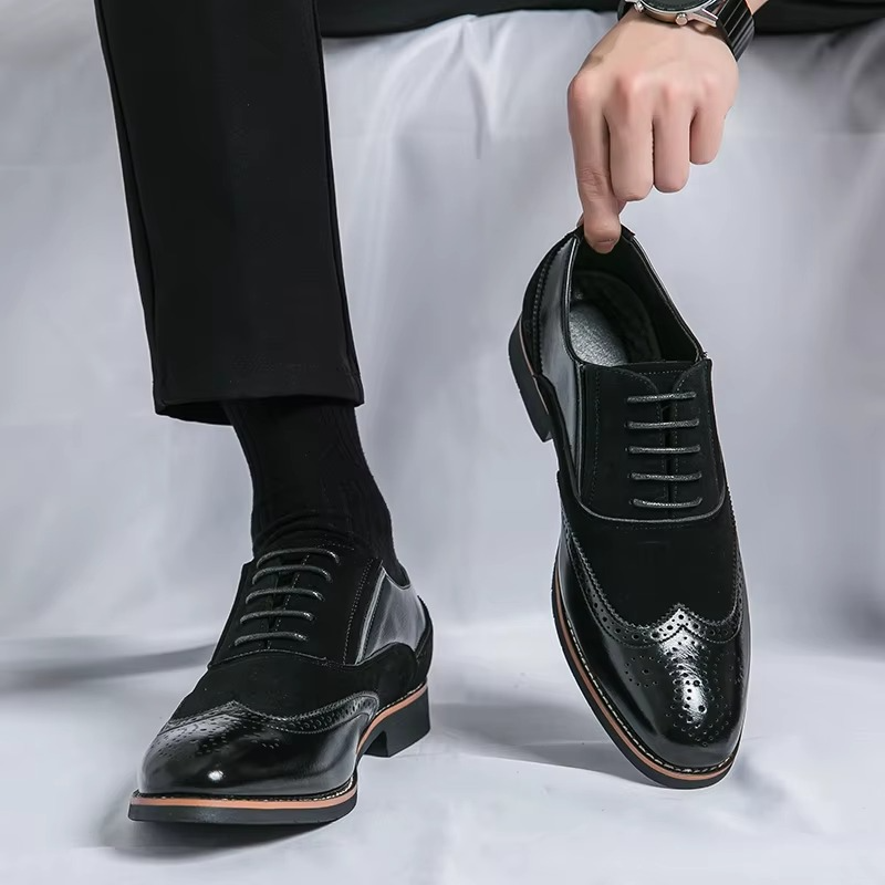 Chaussures Italien  en Cuir Véritable