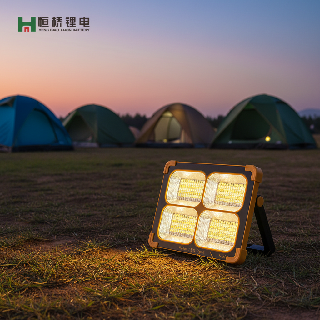 Projecteur Solaire LED Multi-Fonctions  – Éclairage & Powerbank
