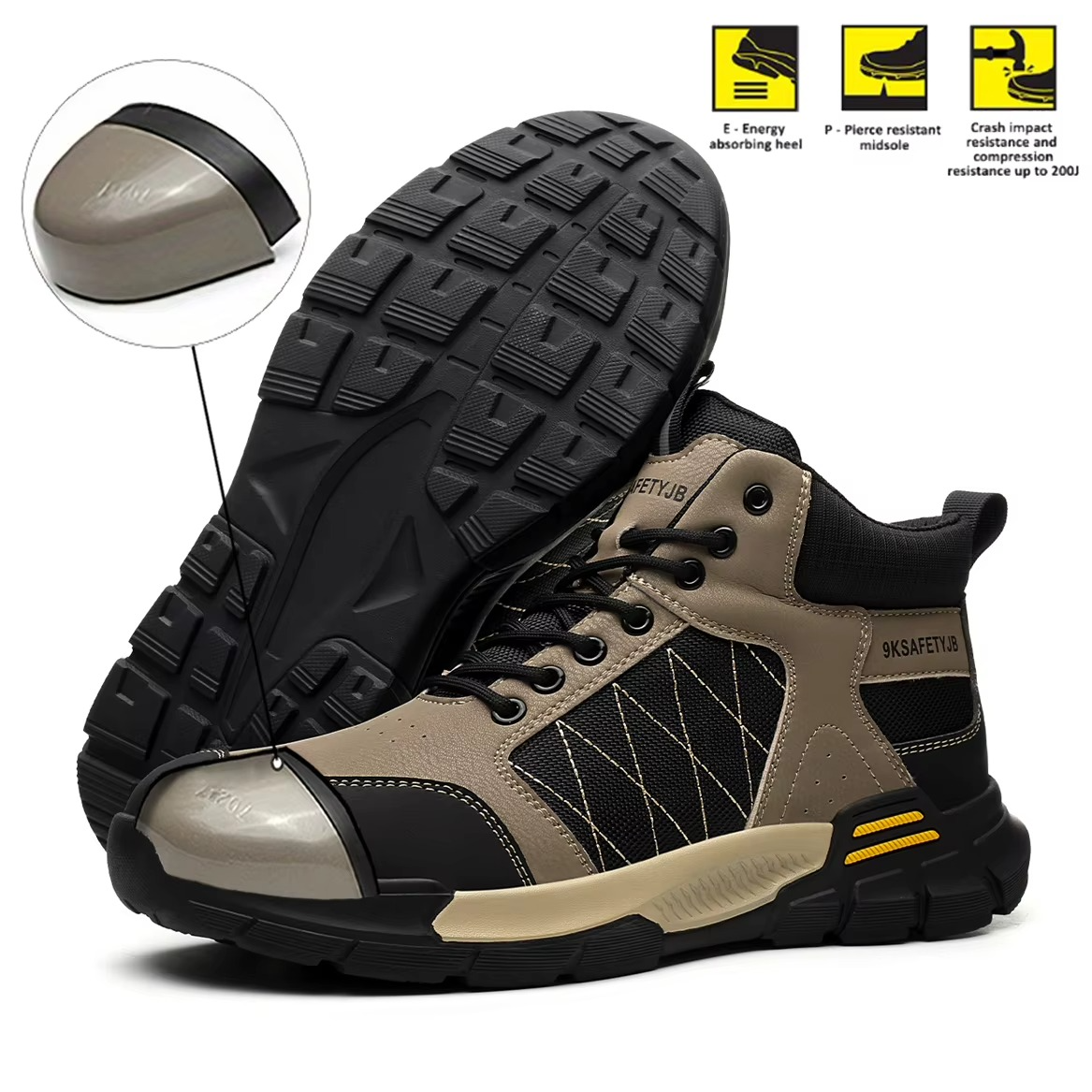 Chaussures en Daim Blindé – Légères, Respirantes & Résistantes