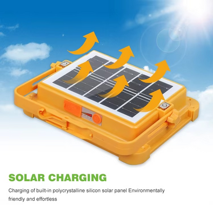 Projecteur Solaire de Camping Multifonction – Éclairage Portable & Banque d’Alimentation