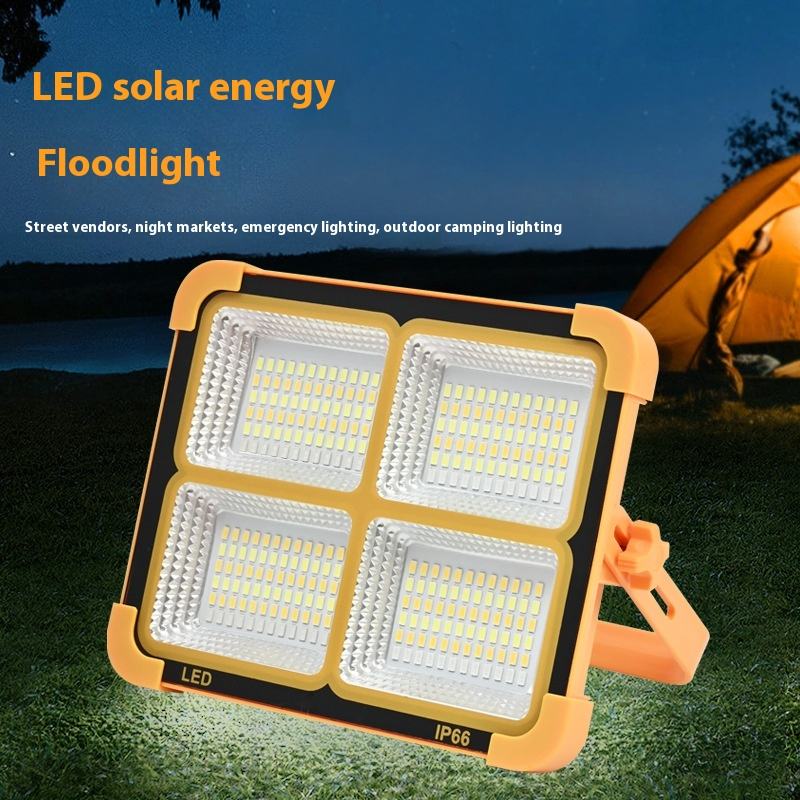 Projecteur Solaire LED Multi-Fonctions  – Éclairage & Powerbank