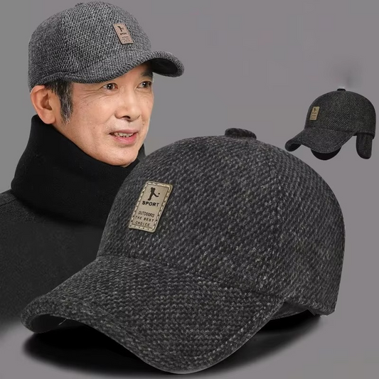 CASQUETTE DE BASEBALL D’HIVER HOMME EDIKO – CHAUDE & COUPE-VENT