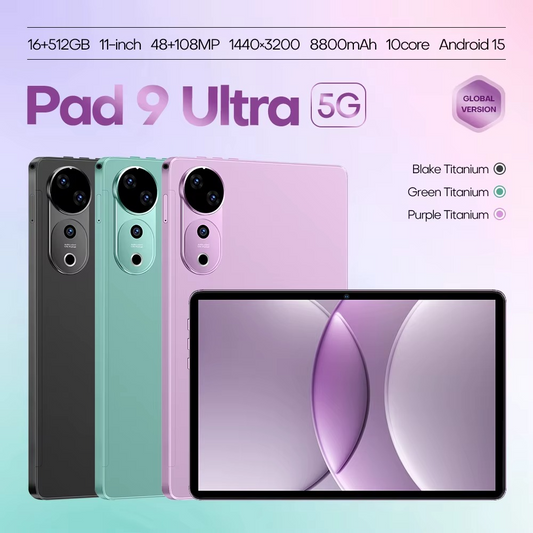 TABLETTE GRAND ÉCRAN 2026 – HAUTE QUALITÉ & ULTRA PERFORMANCE