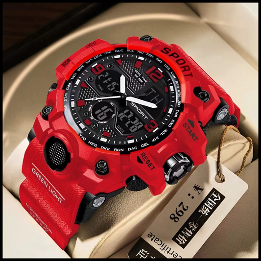 Montre Sport Numérique Rugged – Tactique, Résistante & Polyvalente