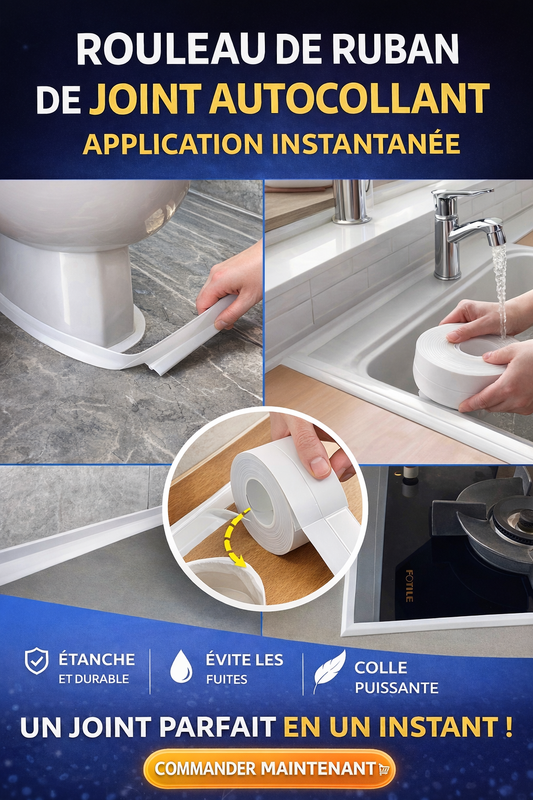 ROULEAU DE RUBAN DE JOINT AUTOCOLLANT – APPLICATION INSTANTANÉE