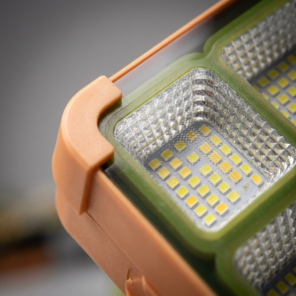Projecteur LED Solaire Rechargeable IP66 - Éclairage Puissant & Powerbank
