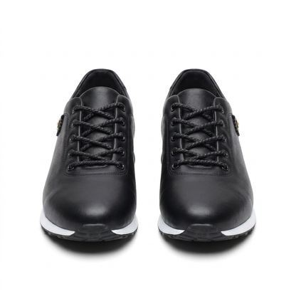 Sneakers Urban Prestige en Cuir Noir