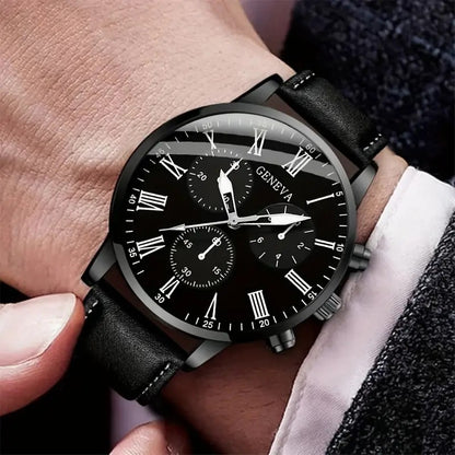 Montre Geneva Premium LP22 – Élégance Masculine & Design Quartz