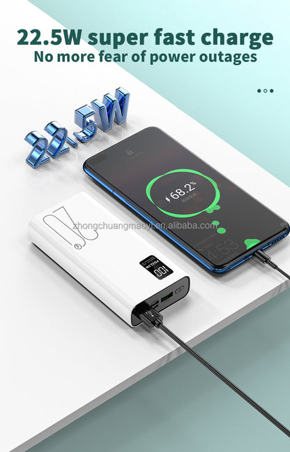 Power Bank Ultra-Rapide 22.5W - Énergie Inépuisable pour votre Smartphone