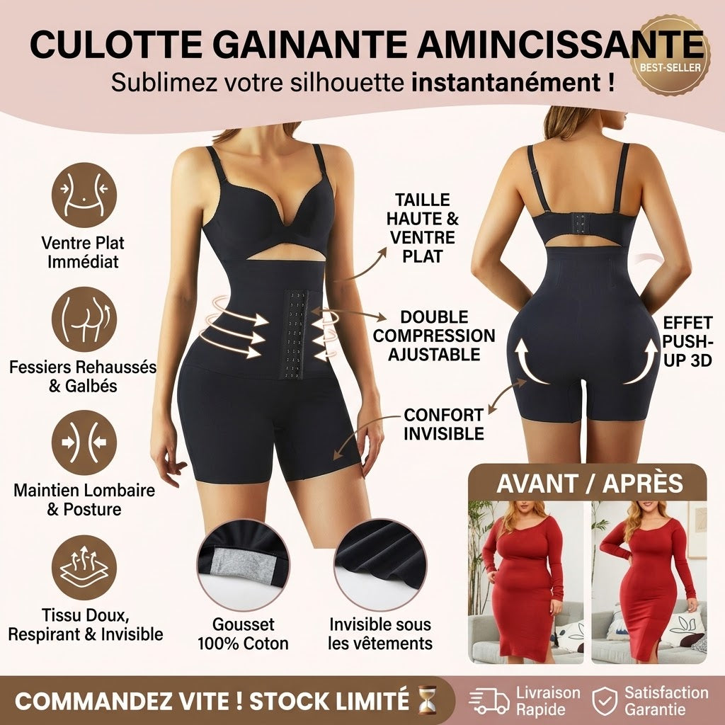 Culotte Gainante Amincissante - Silhouette Sublimée