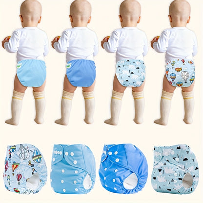 Lot de 4 Couches ANANBABY – Confort, Économie et Écologie pour Votre Bébé