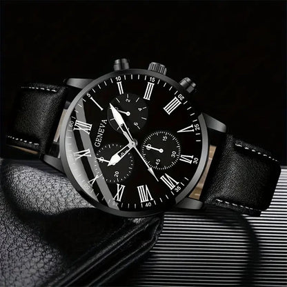 Montre Geneva Premium LP22 – Élégance Masculine & Design Quartz