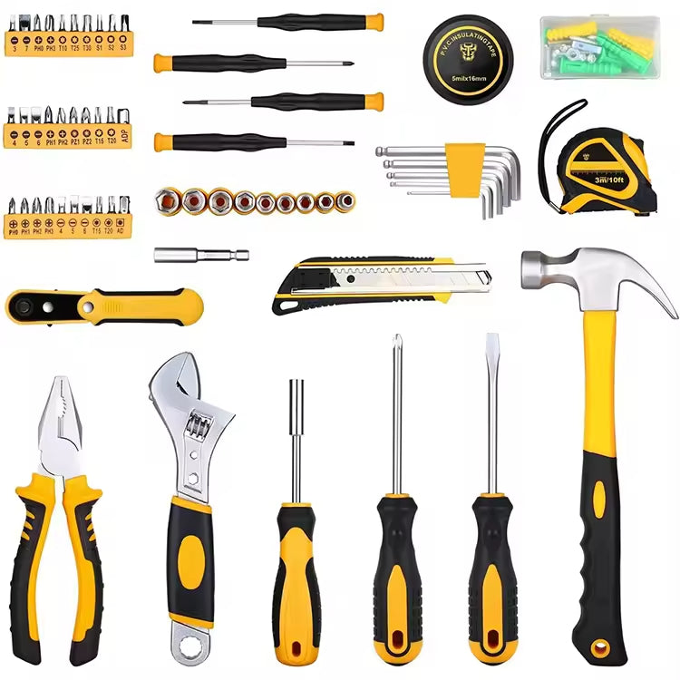 Valise à Outils Professionnelle 100 Pièces - Kit Complet Maison & Atelier