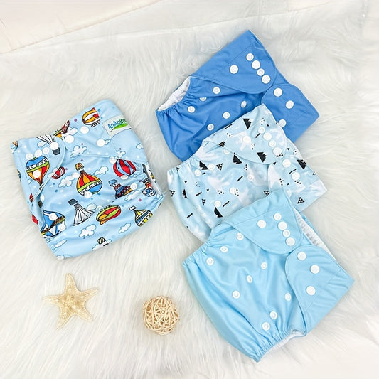 Lot de 4 Couches ANANBABY – Confort, Économie et Écologie pour Votre Bébé