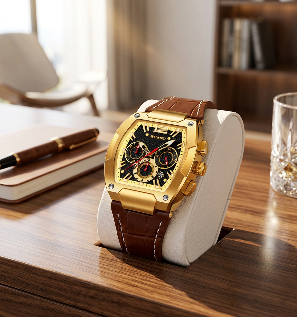 Montre SKMEI 9357 Luxe Chronographe - Élégance & Précision | Boutique Officielle