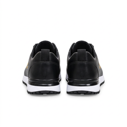 Baskets Premium en Cuir Noir – Élégance & Confort Quotidien
