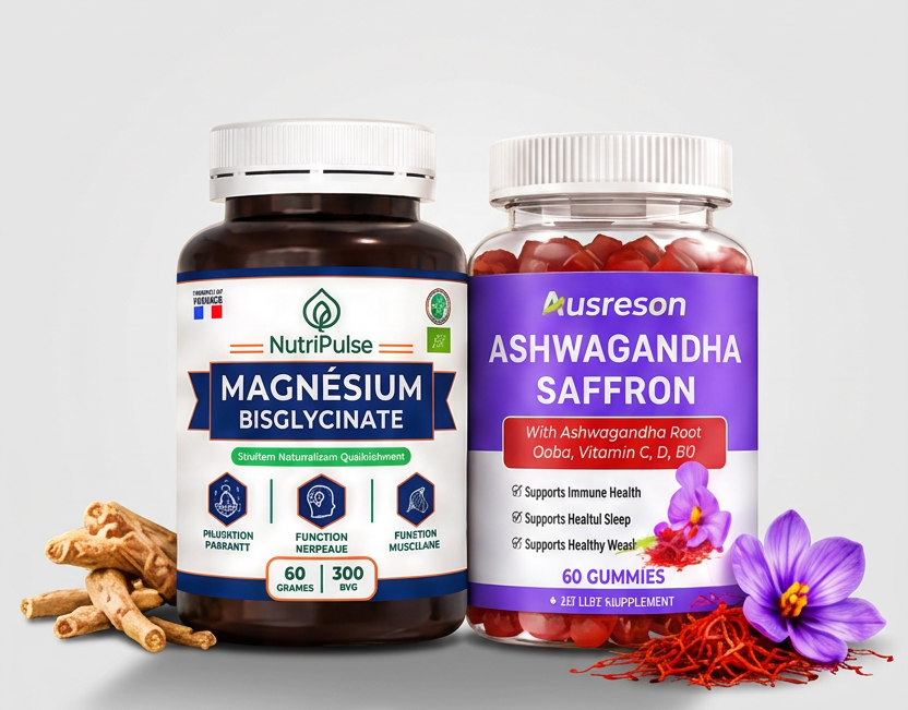 Pack Énergie & Libido - Magnésium + Ashwagandha Safran