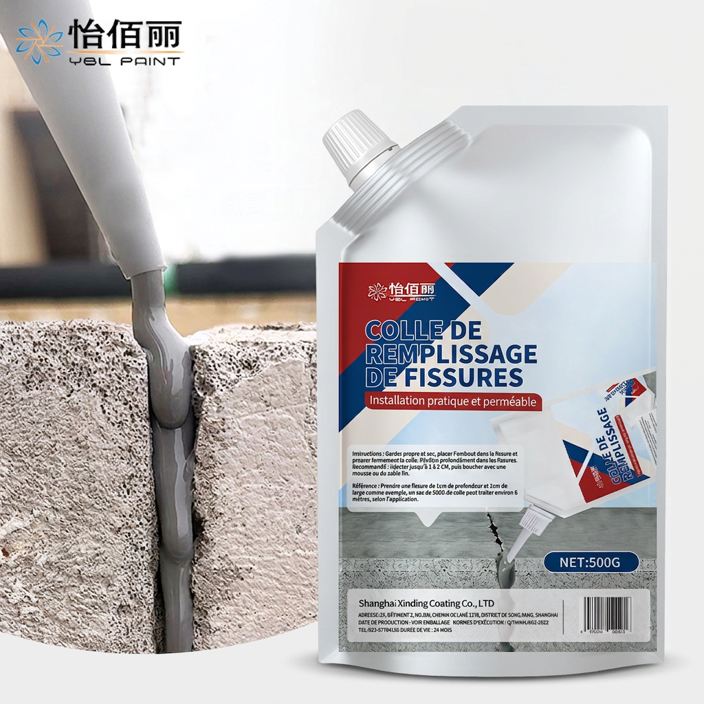 Réparateur de Fissures Béton & Murs - Solution Durable