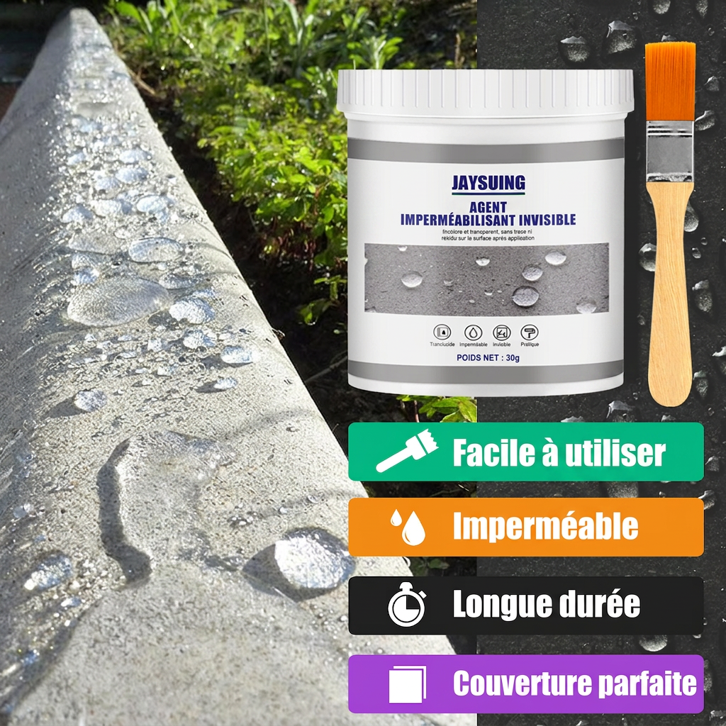 Agent d'Étanchéité Invisible 300g - Stop aux Fuites & Infiltrations | Congo-Brazzaville